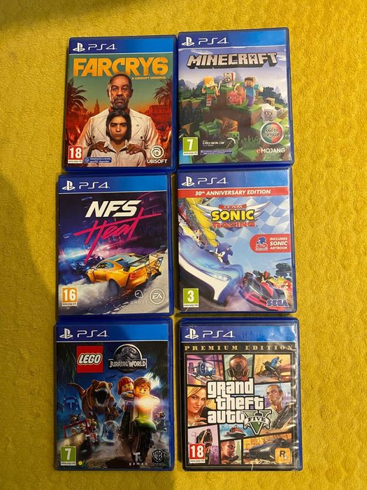 Vendo jogos ps4 em conjunto ou separado
