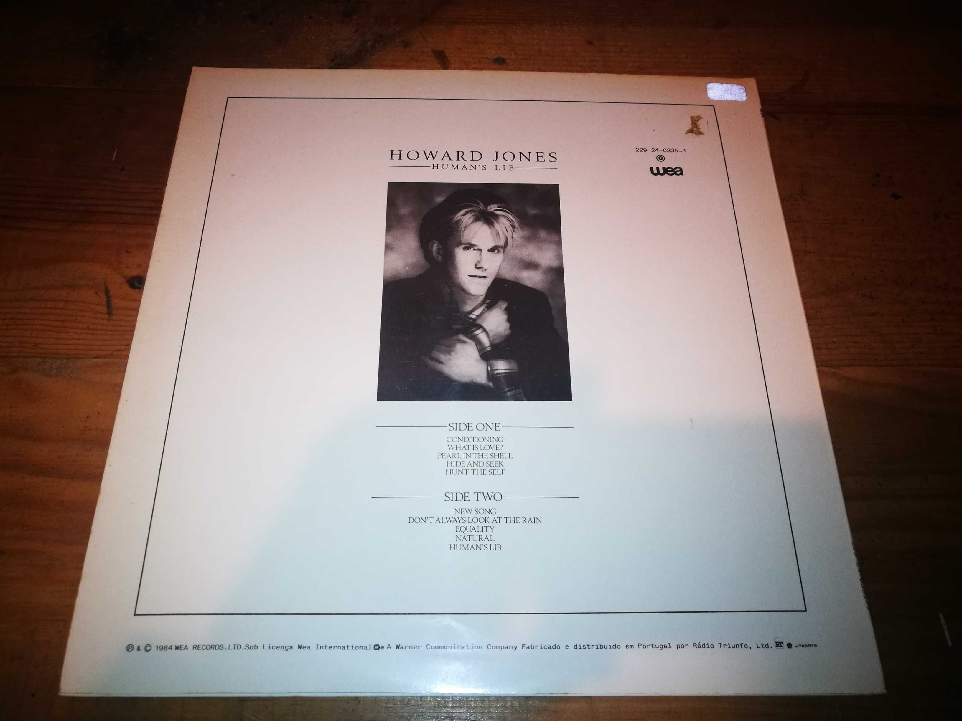 Howard Jones - Human's Lib LP