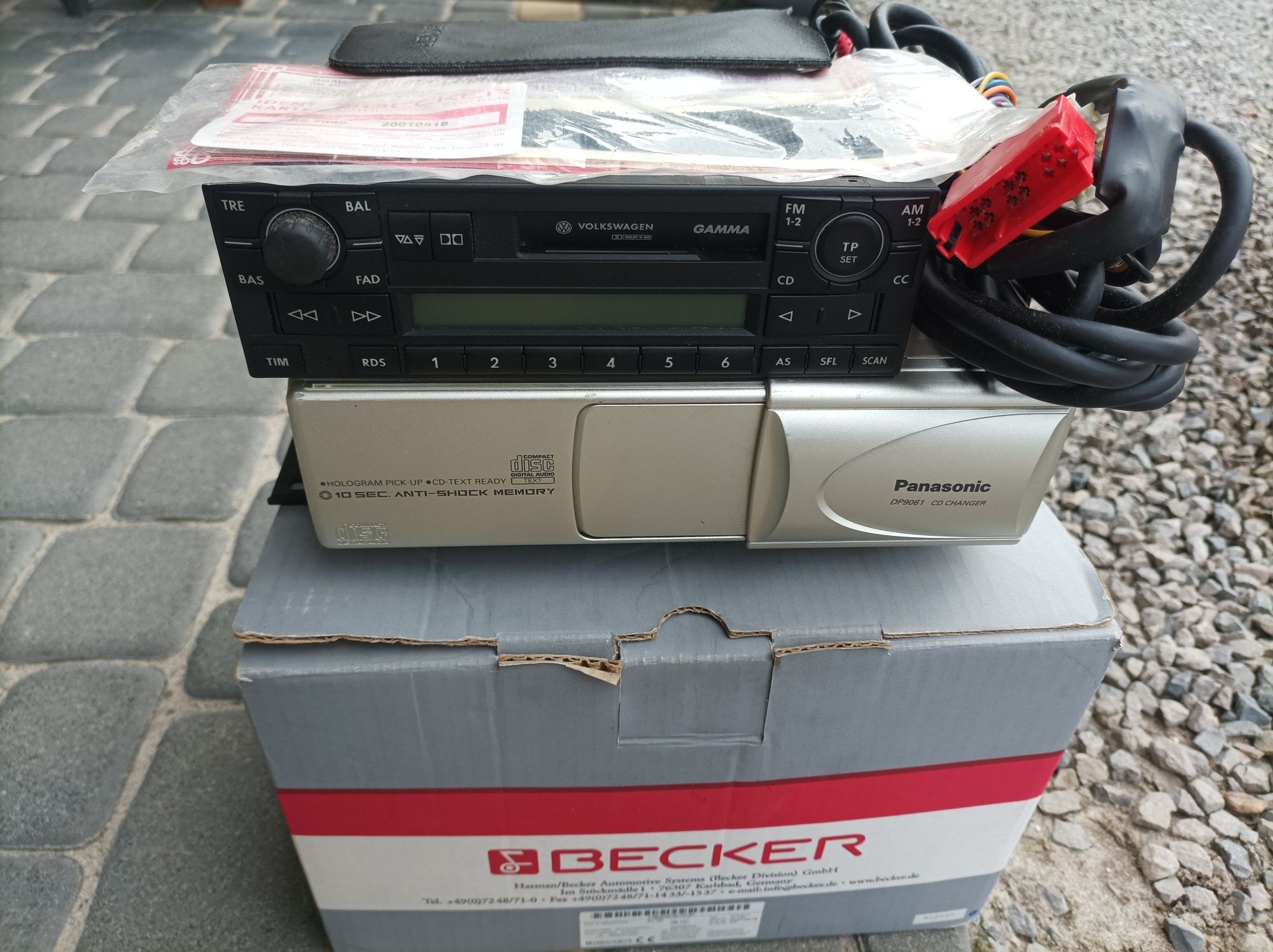 Radio ze zmieniarka VW gamma komplet