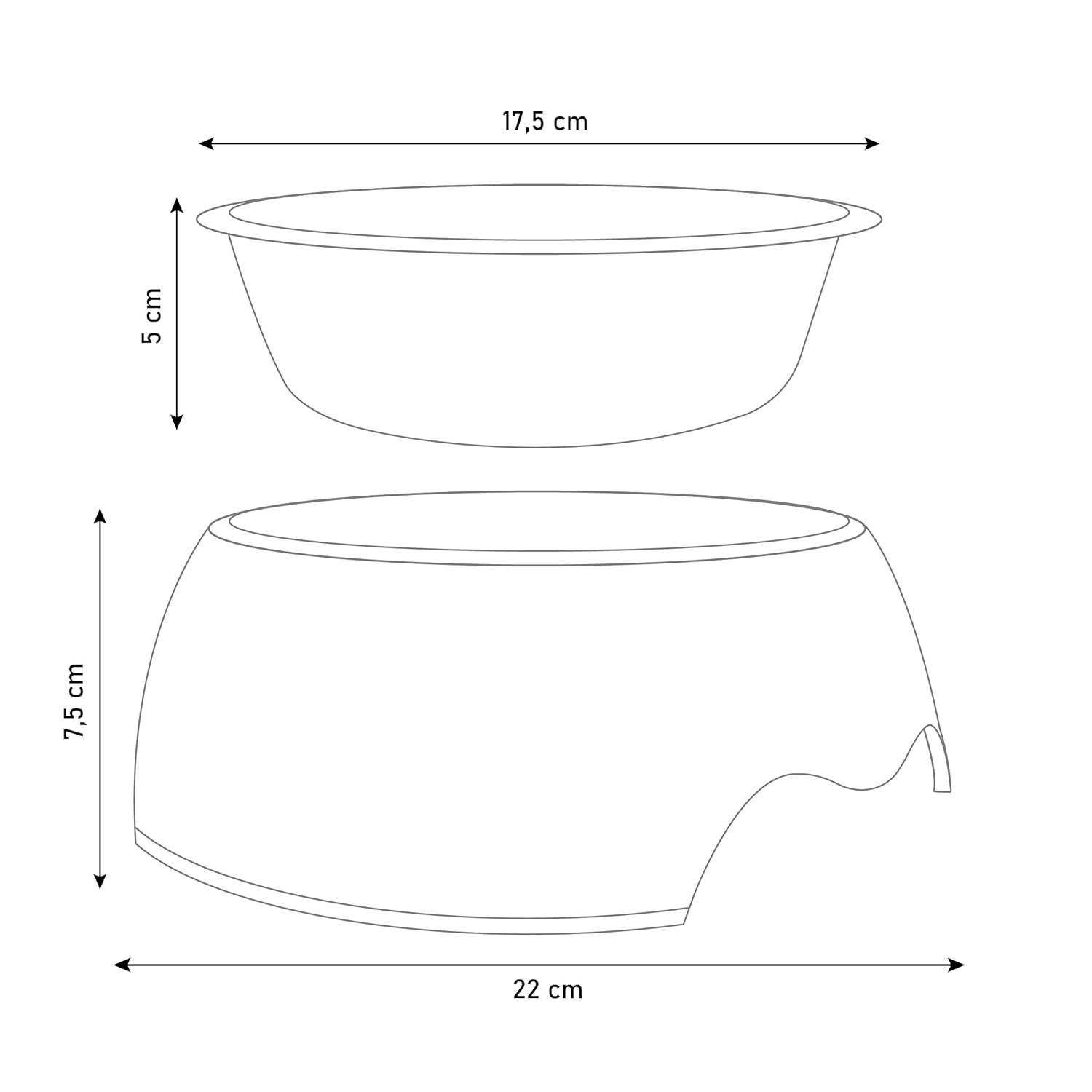 Miski 2 sztuki pies kot
