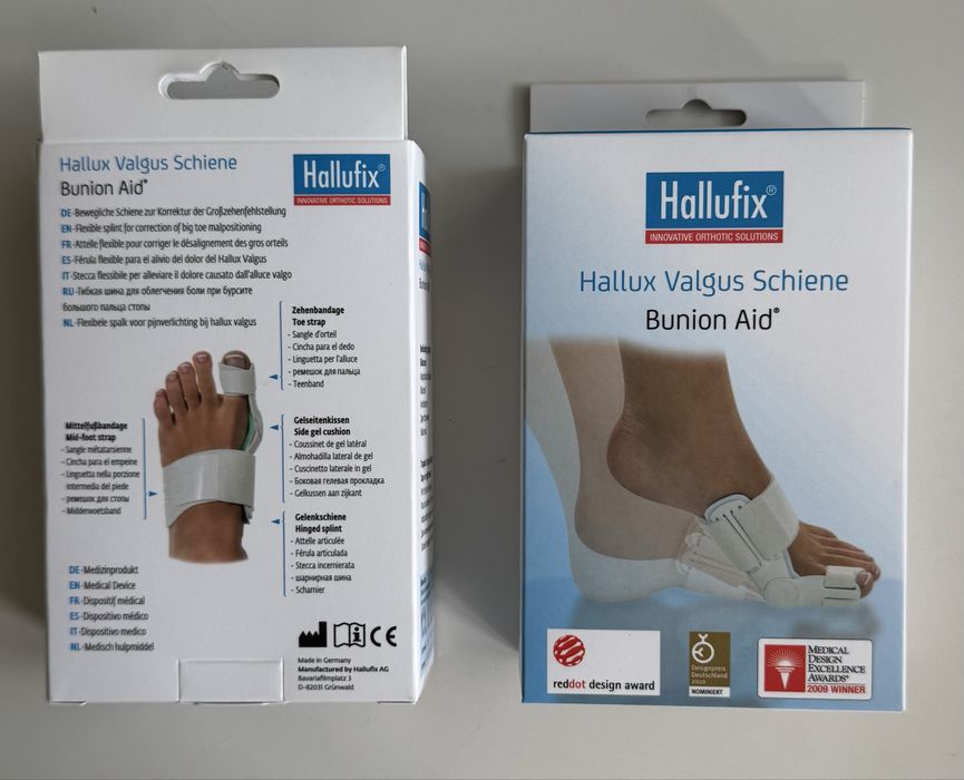 Hallufix, Hallux Valgus Schine, Вальгусна шина, Ортез, Шина