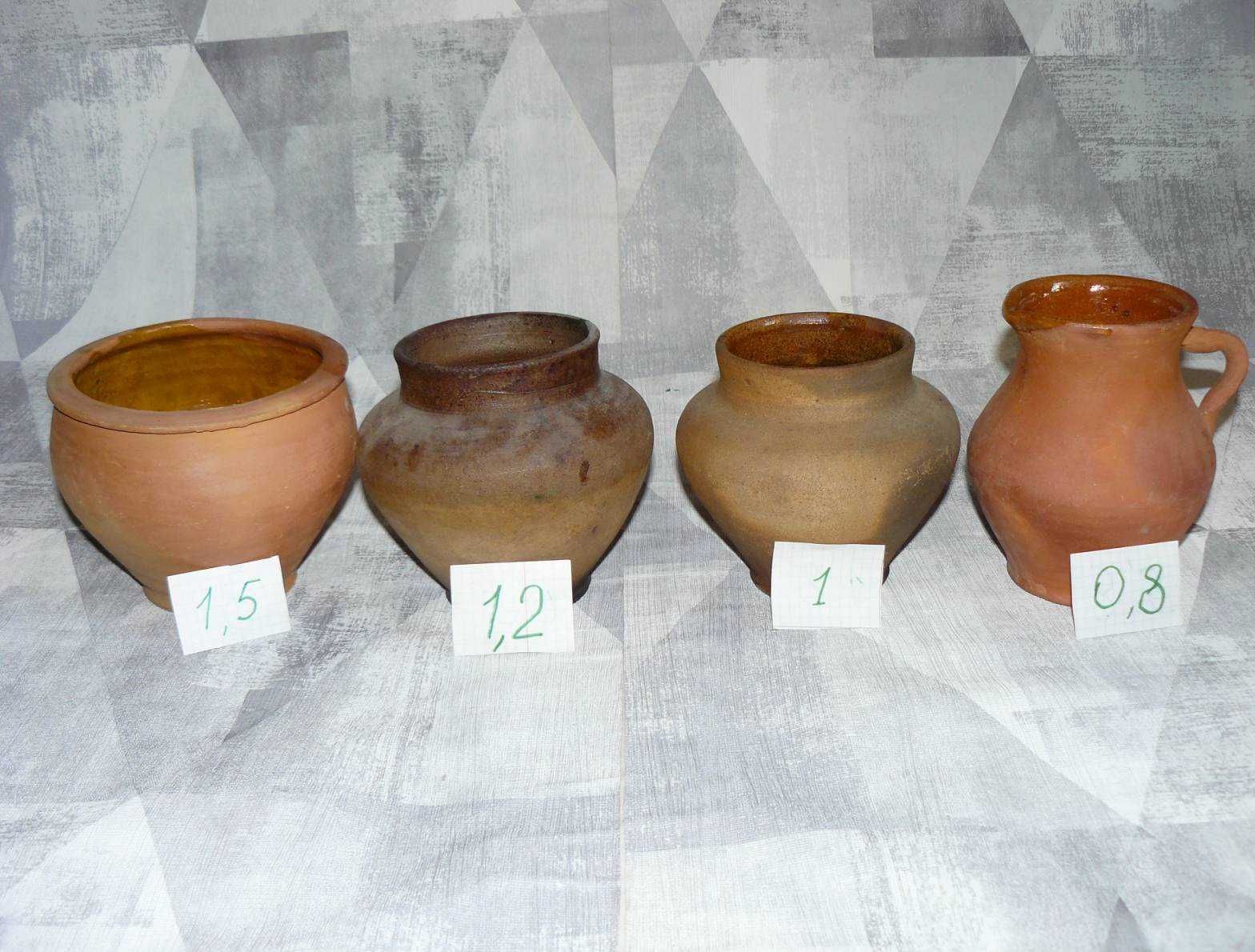 Макитра, глечик, кувшин,рогач, ухват.Глина.Ручная работа.