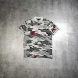 MĘSKA Koszulka Polo Elegancka PREMIUM Moro Camo Elegancka Gstar RAW