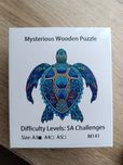 Puzzle A3 żółw - nietypowe kształty