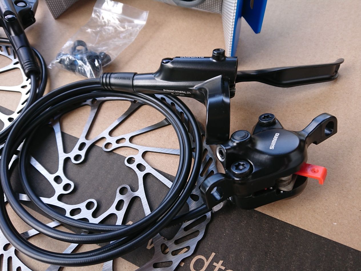 Гальма Тормоза Shimano MT200/ Перекидка Deore RD-592 SGS