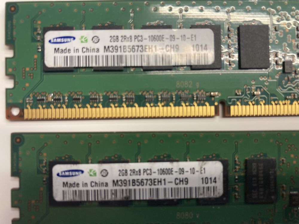 Pamięć Samsung DDR3 2x 2GB 2Rx8 PC3 10600E 09 10 E1