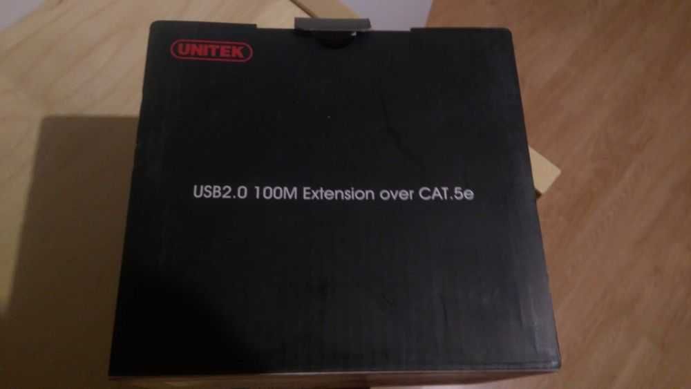Przedłużacz USB UNITEK 2.0 100 metrów cat. 5e