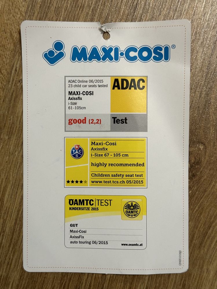 Fotelik Maxi-Cosi Axisfix obrotowy, isofix