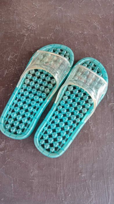 Массажные тапочки Массажные шлепанцы Массажер для ног