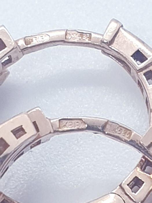 Сережки 585проби, вага 3.65