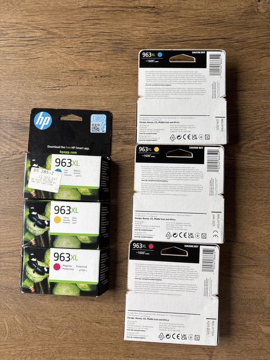 Oryginalny tusz HP 963 XL zestaw