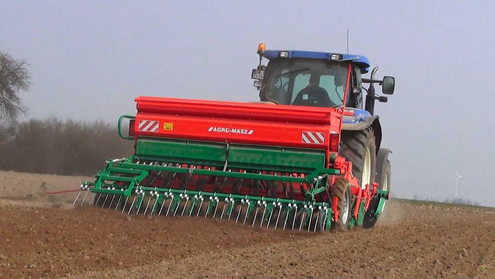 Zestaw Uprawowo Siewny Agro Masz 3m Talerzówka Hydropak Siewnik