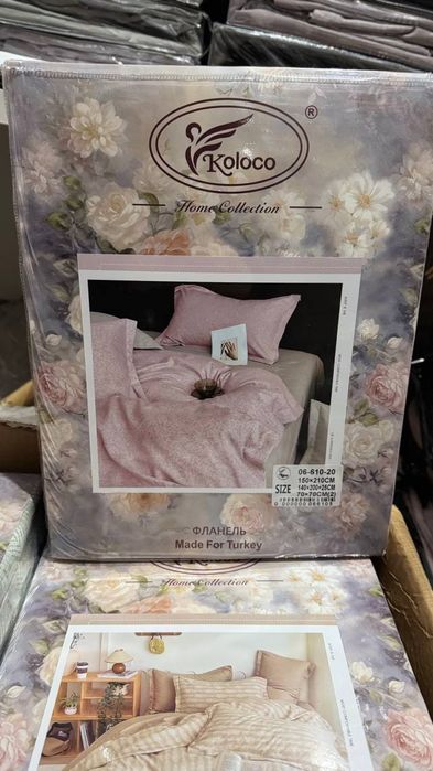 Вишукана постільна білизна фланель—байка Постельное белье байка