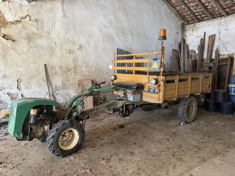 Motocultivador Ferrari 16cv + Reboque JAC + Fresa + Alfaias