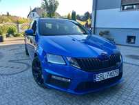 Skoda Octavia Octavoa RS w kolorze Blue Race LED, ALU, as.pas.ruchu, ceramika, hak,