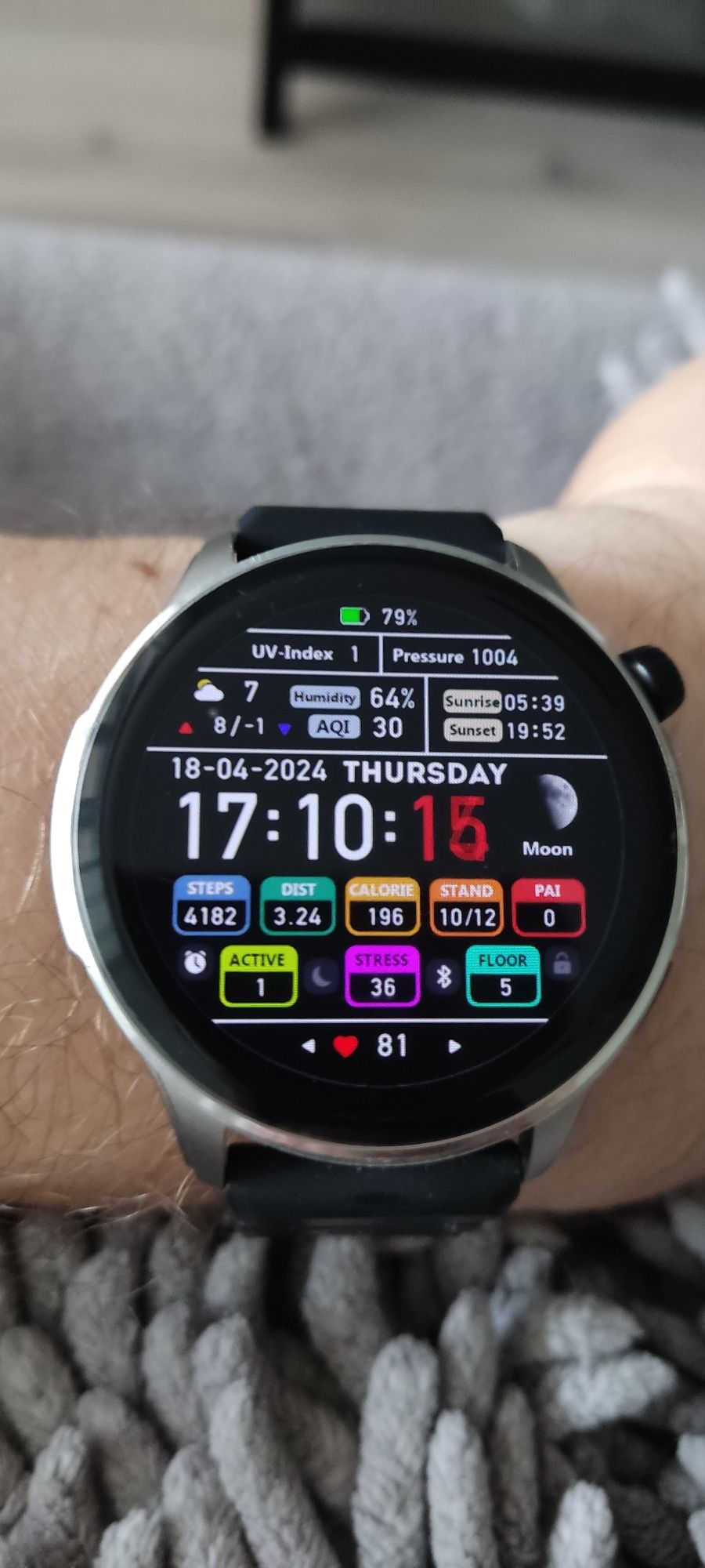 Smartwatch AMAZFIT GTR 4 MP3 GPS