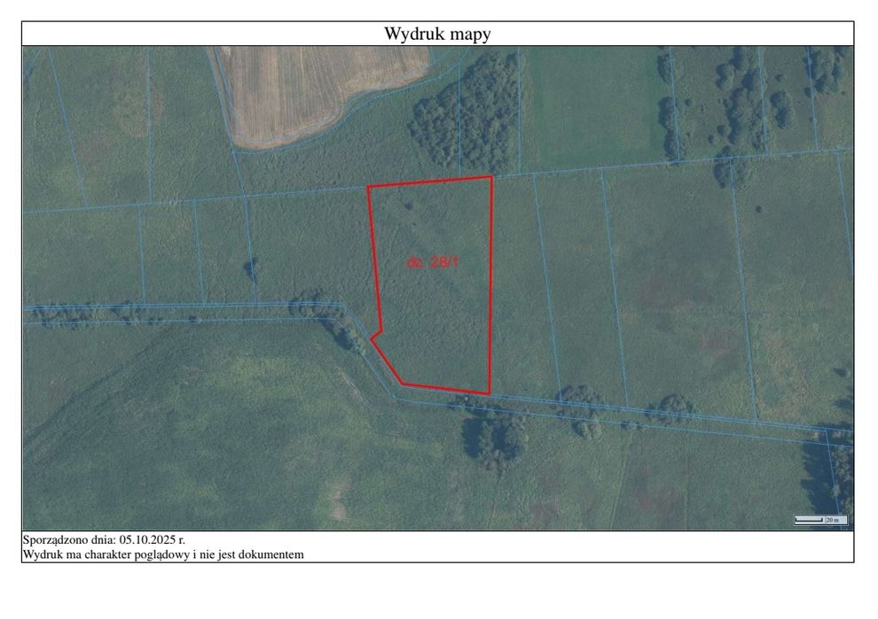 Duża Działka na Mazurach blisko jeziora