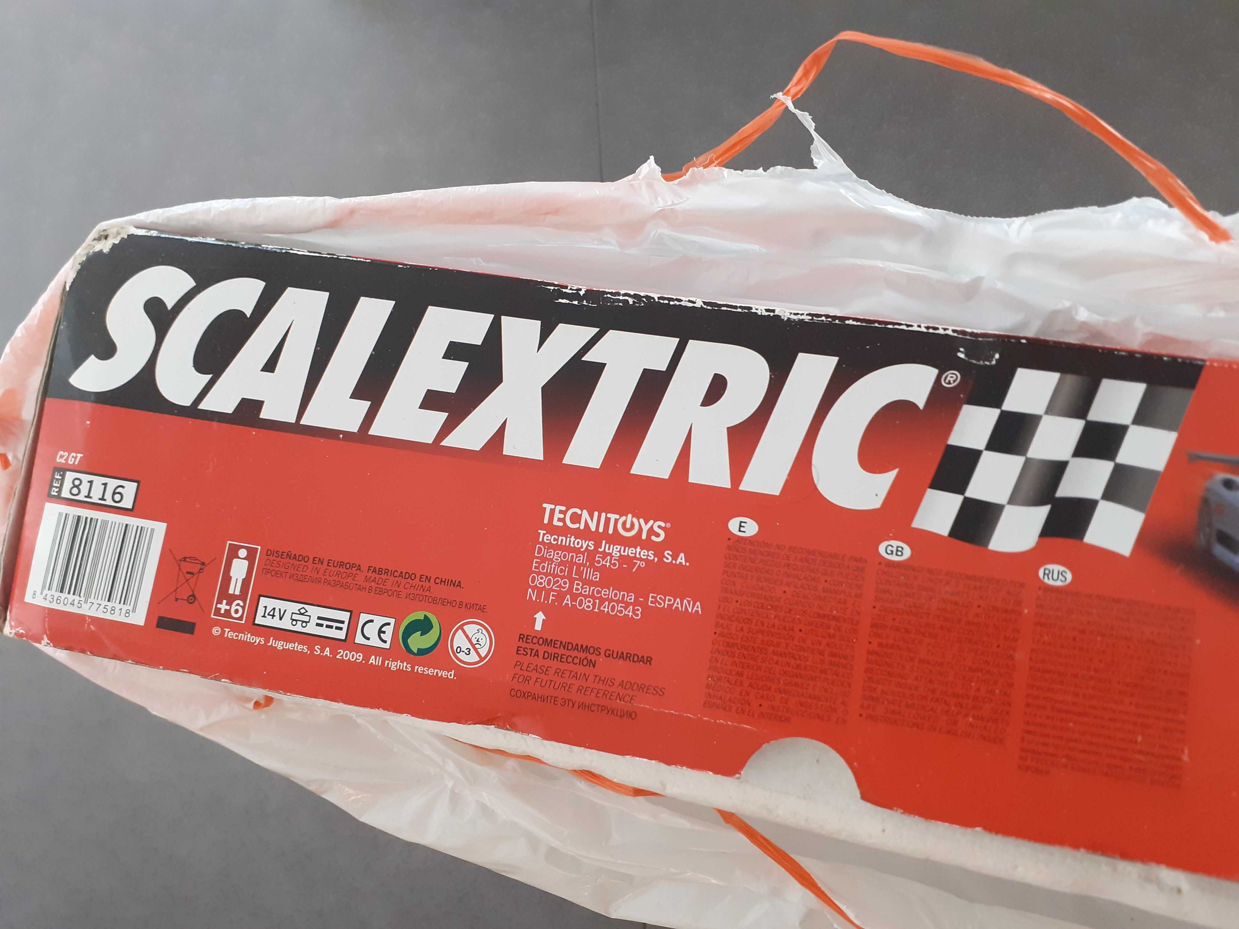 Pista Scalextric C2 GT Ferrari 360 e Porsche 911