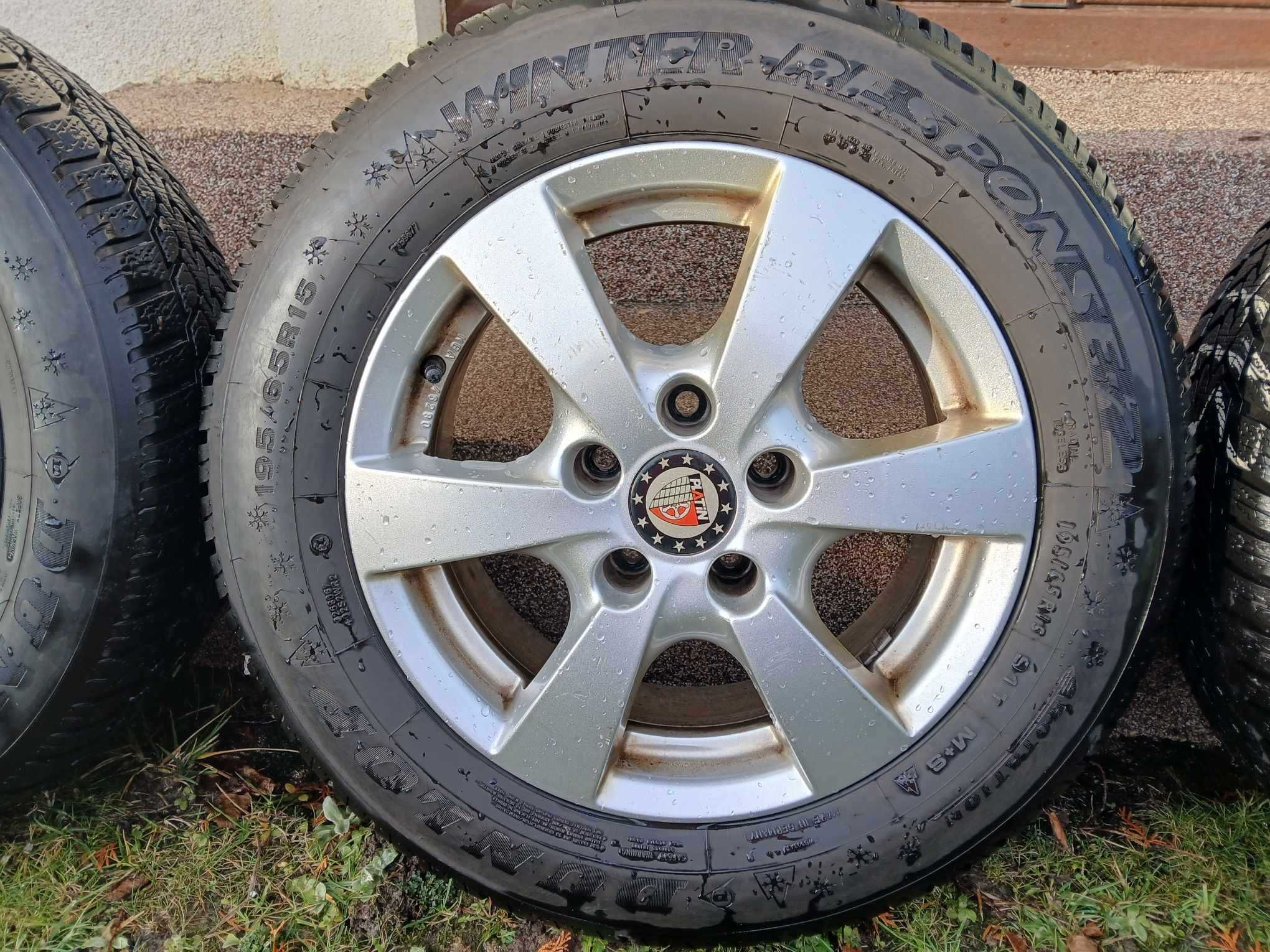 Alufelgi koła zimowe Opel Astra Zafira 5x110 Opony Dunlop