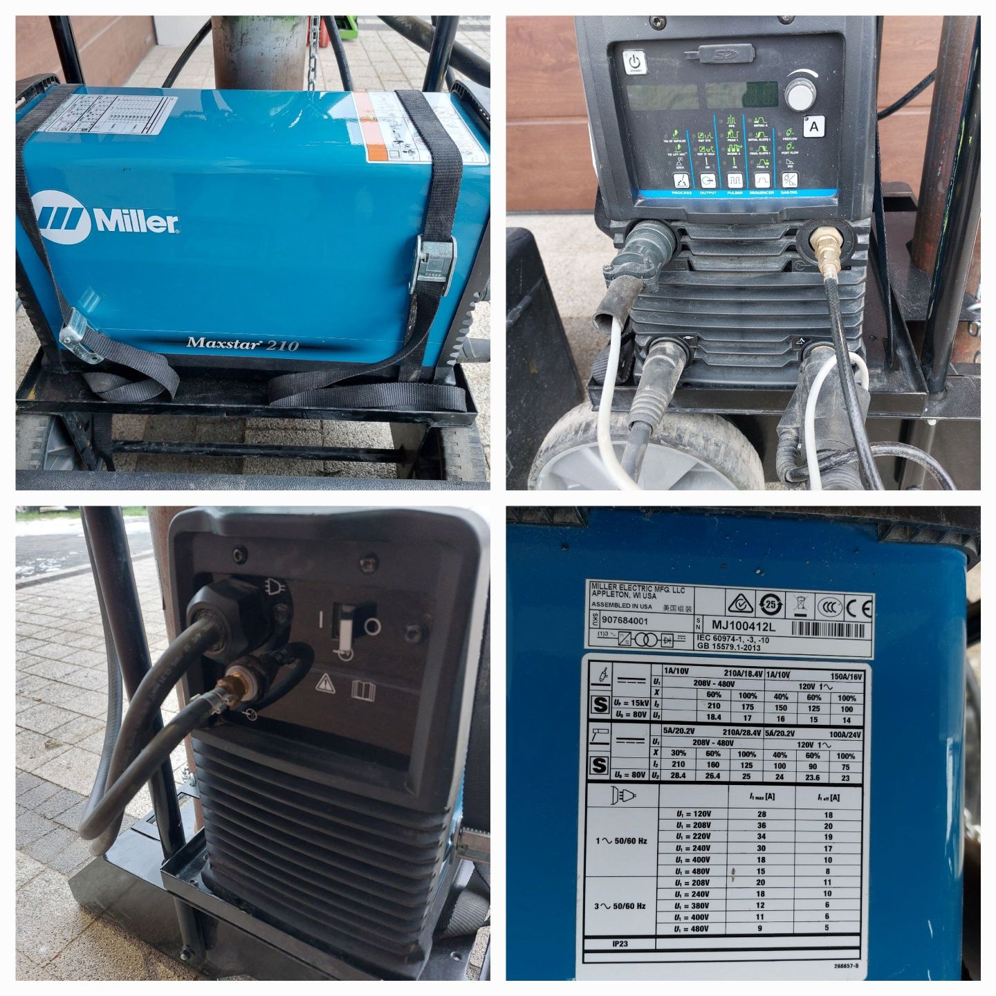 Miller MAXSTAR 210 Tig DC spawarka inwertorowa