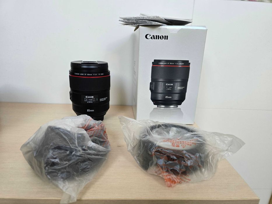 Obiektyw CANON EF 85 f1,4 L IS USM, stan idealny!!!