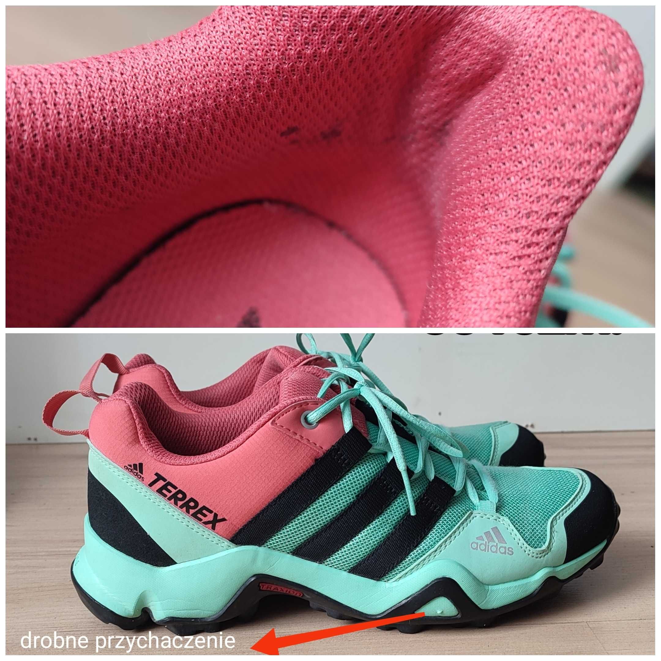 Adidas Terrex 38 buty damskie trekkingowe sportowe miętowe