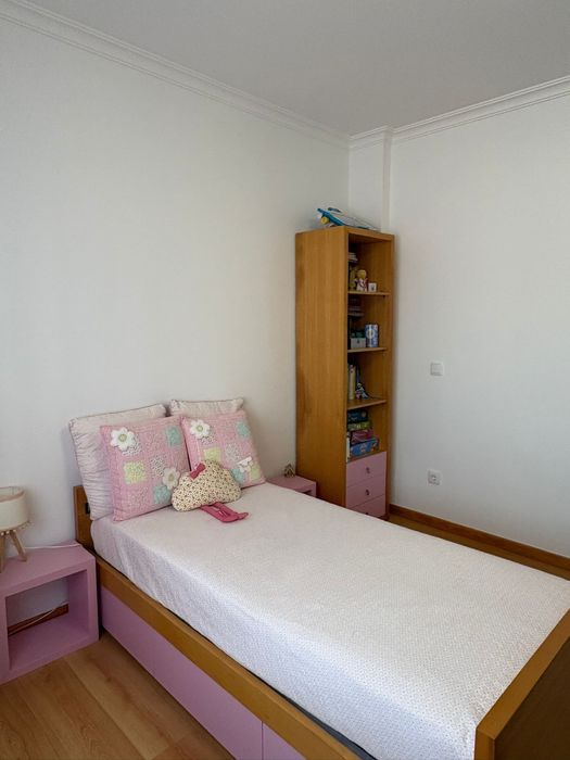 Conjunto de Mobília de Quarto Infantil/Juvenil – Completo e Funcional