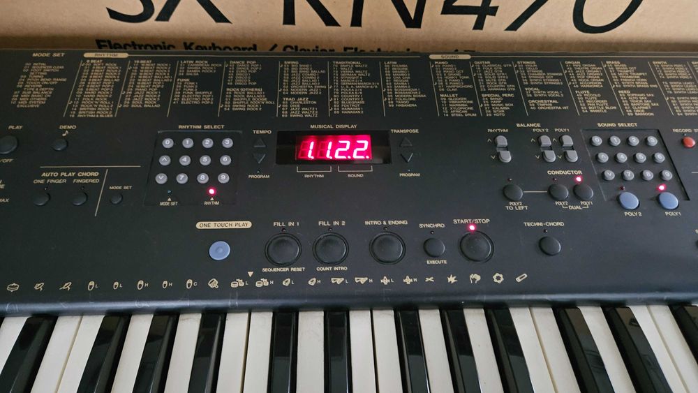 Keyboard Technics SX-KN470 – stan sklepowy! Oryginalne pudełko instr