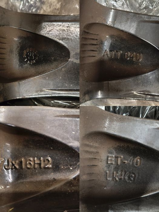 Alufelgi 16 ATT 640 5x114,3  z oponami zimowymi 205x55x16