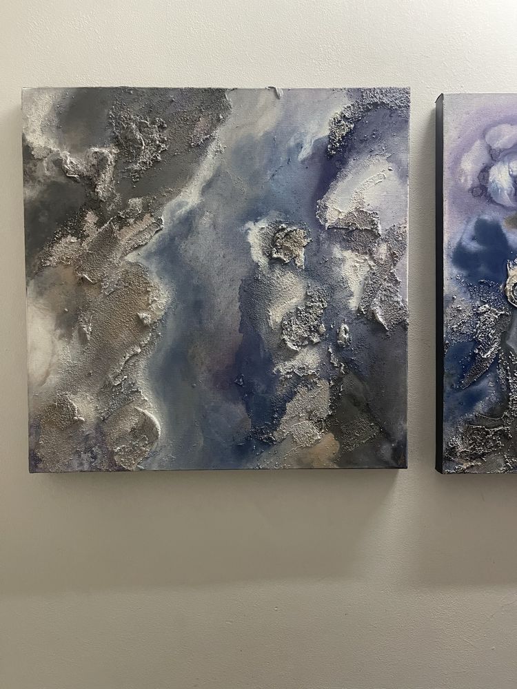 Pintura unica, quadro, abctrata