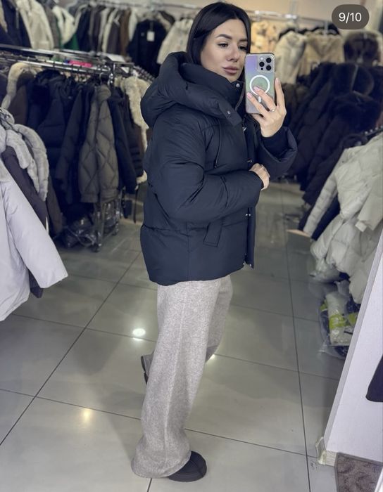 Зимняя курточка пуховик М-L