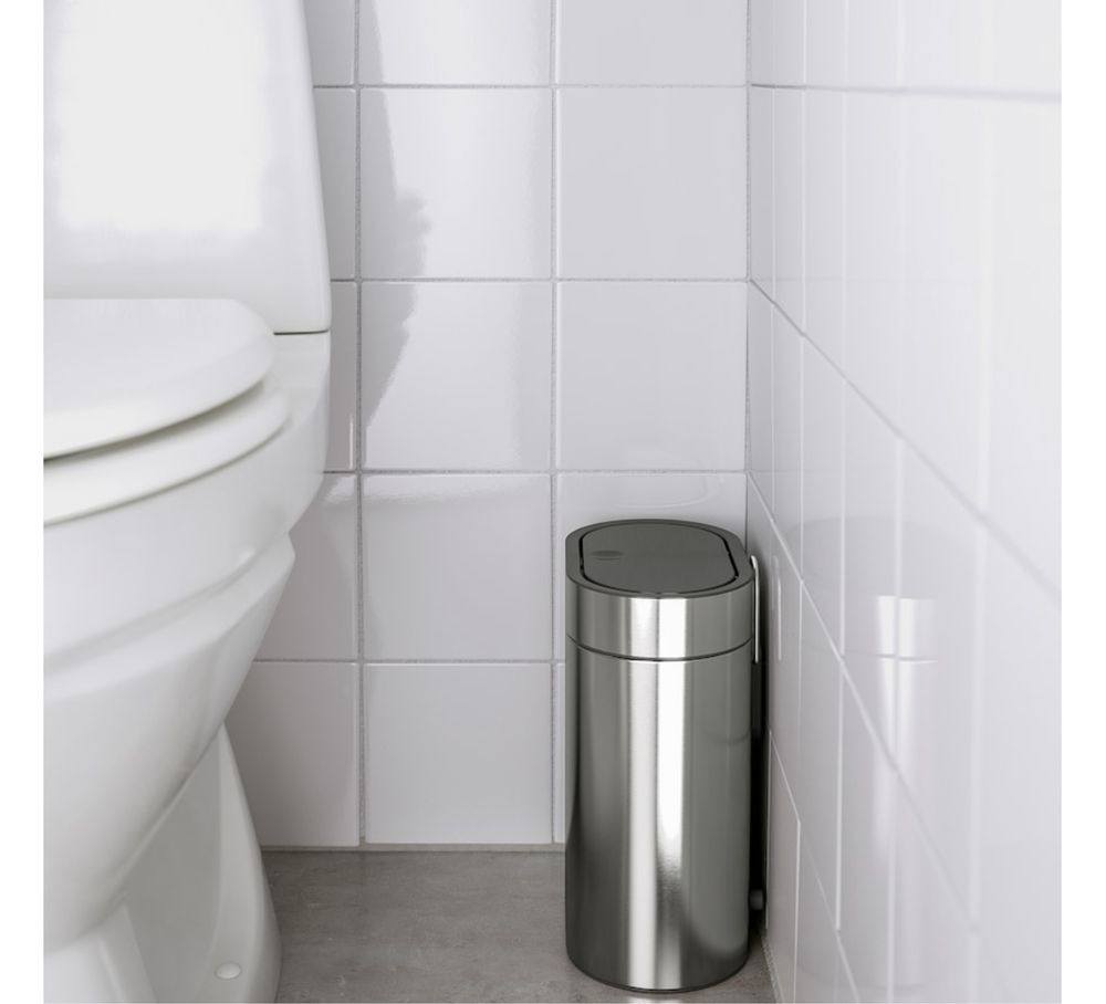 Balde lixo 4L inox escovado