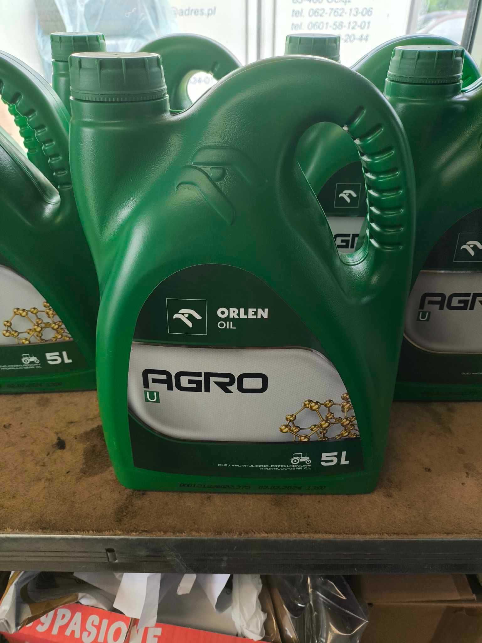 AGRO U ORLEN LOTOS AGROL U OLEJ Hydrauliczno Przekładniowy 5L Oryginał