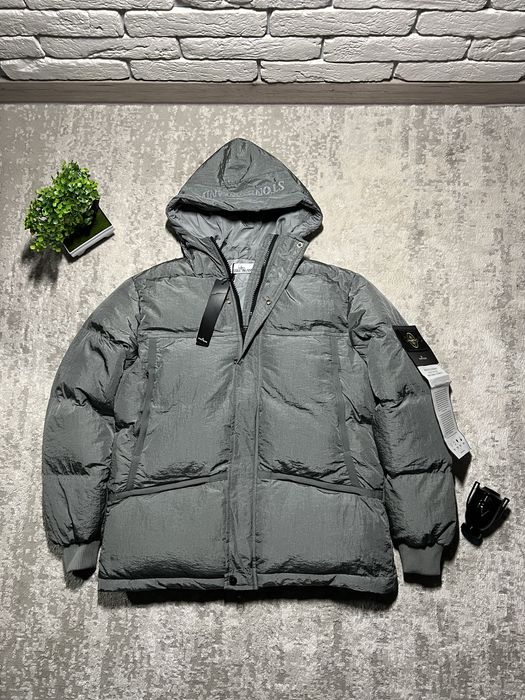 Пуховик Stone Island Neylon Metal/Зимова куртка стон айленд/стонайленд