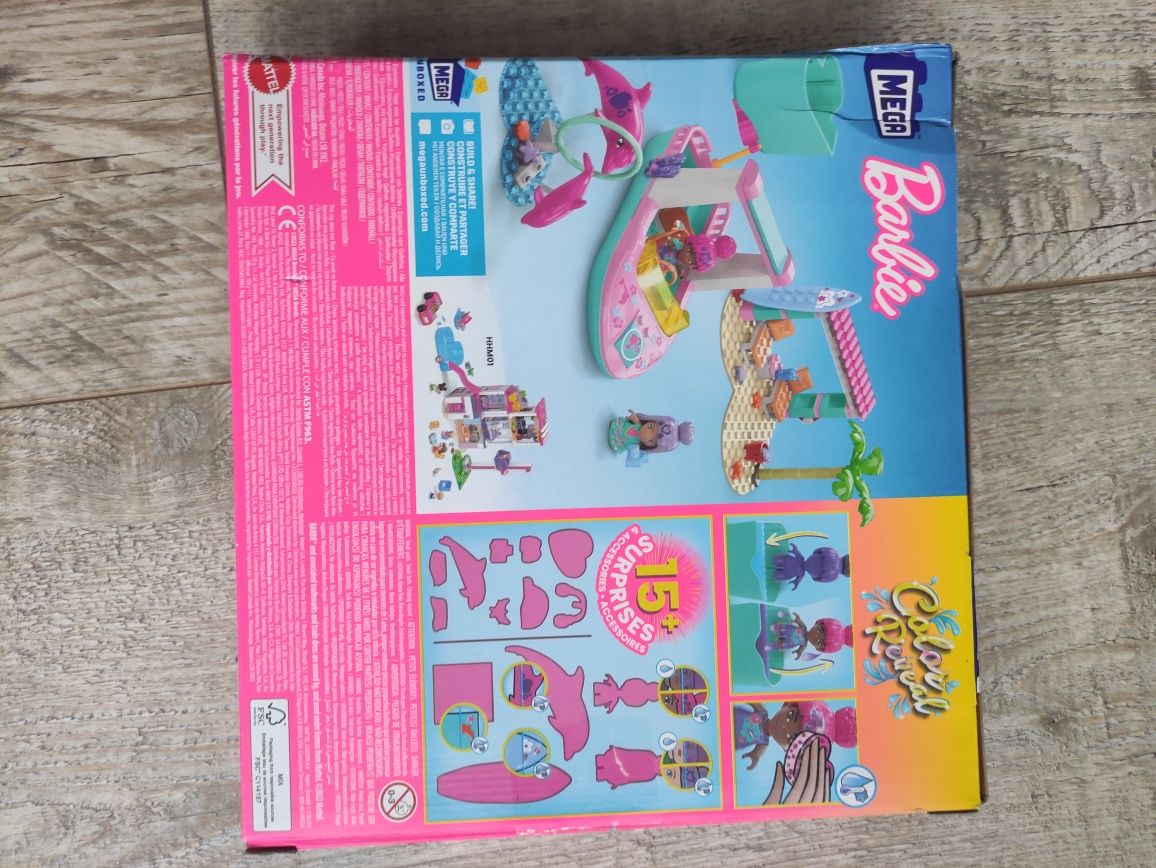 Klocki Mega Barbie Color Reveal zestaw