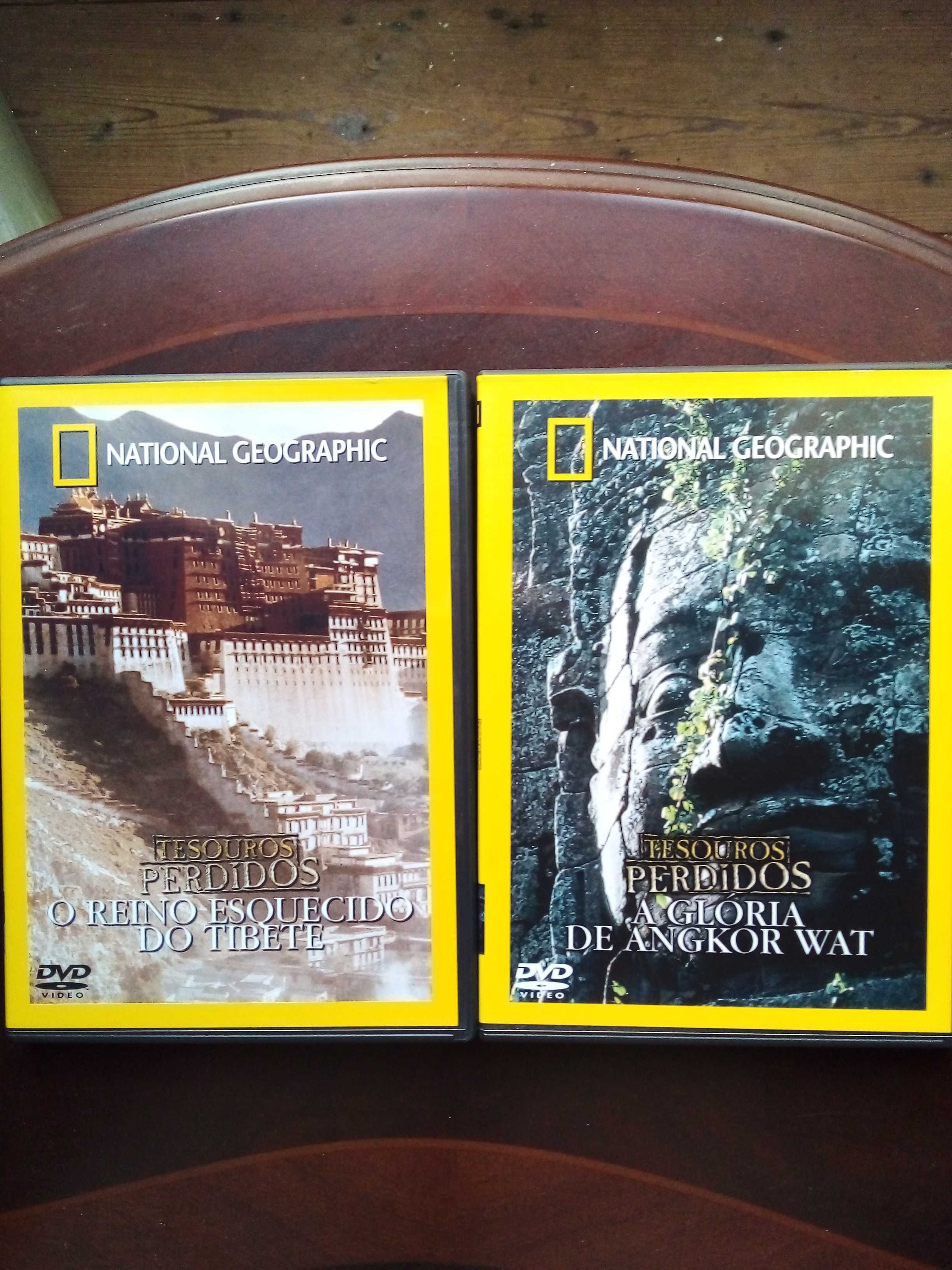 Colecção completa de 10 DVDs da National Geographic«Tesouros Perdidos»