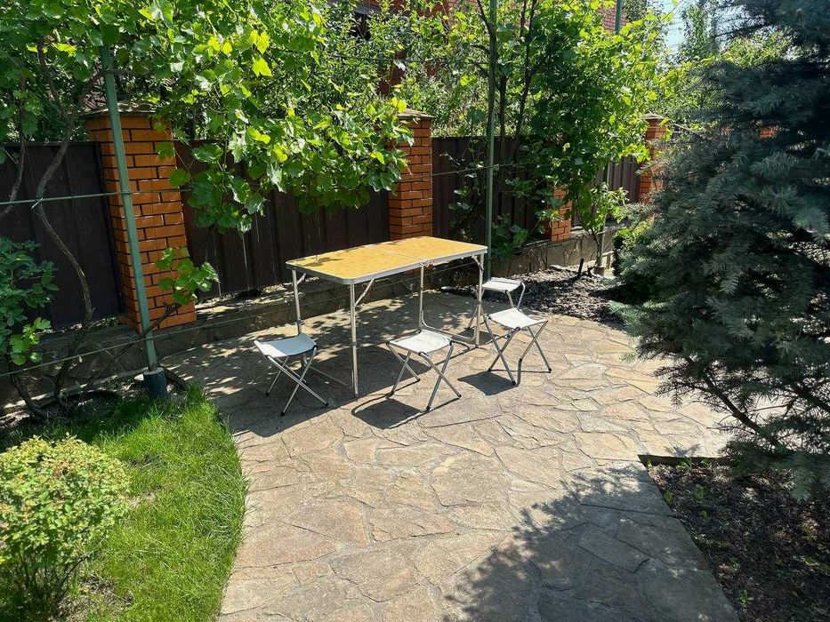 ‼️ Усиленный стол + 4 стула для пикника, рыбалки и туризма.  3️⃣ цвета