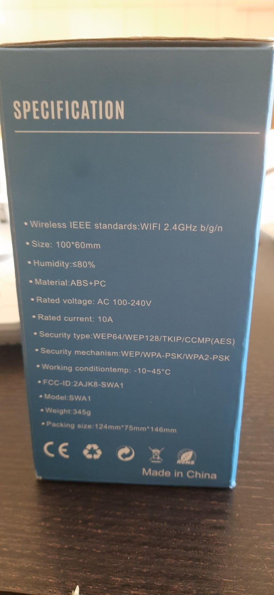 Wifi inteligentne gniazdko