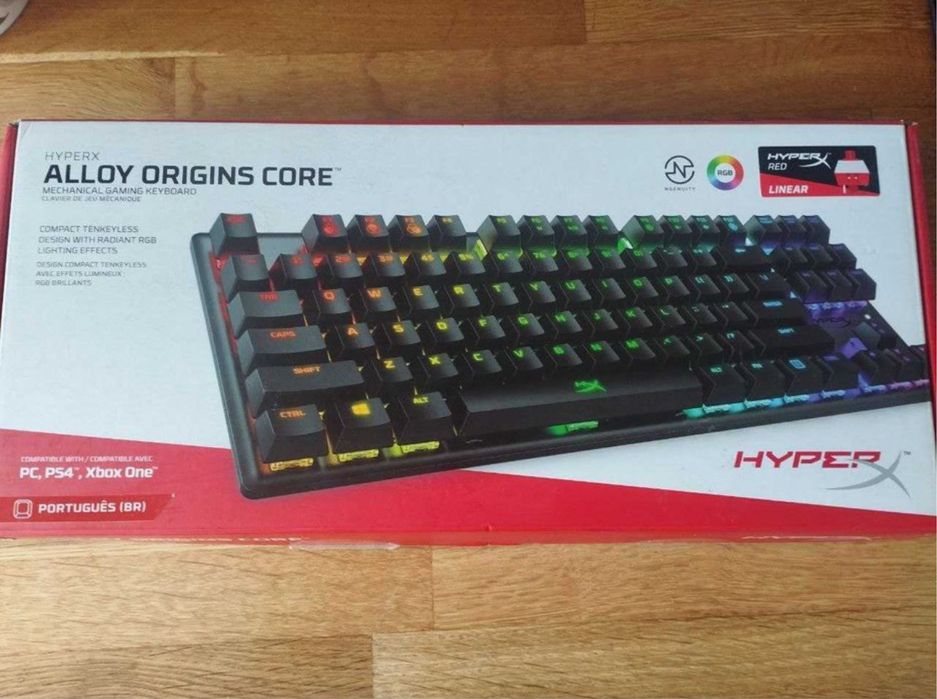 HyperX Alloy Origins Core Teclado mecânico interruptores Vermelhos PT