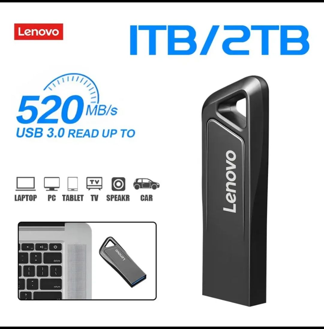 USB 3.0 флешка Lenovo Metal 1TB