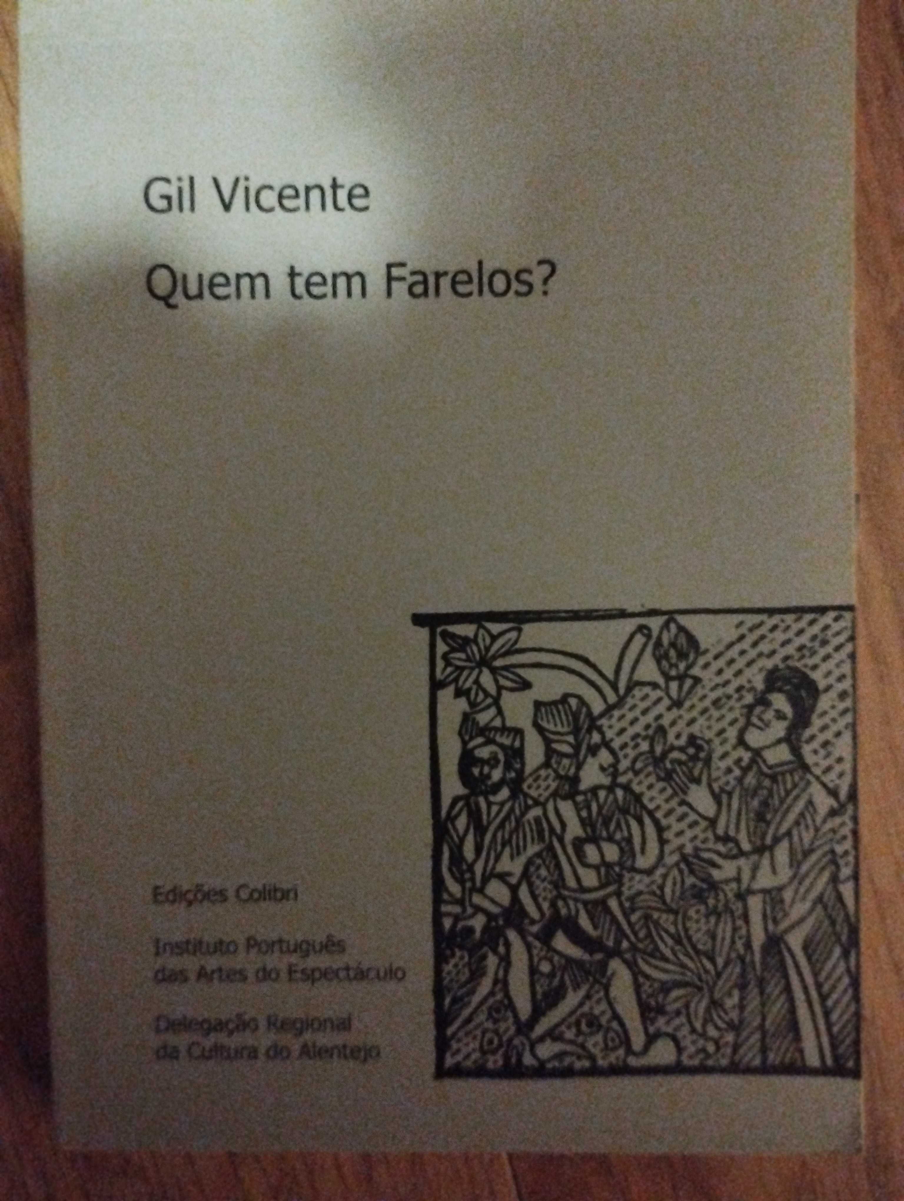 Peças Teatro (Mestre Pathelim, G.Vicente, Molière, J.Régio, R.Curto)