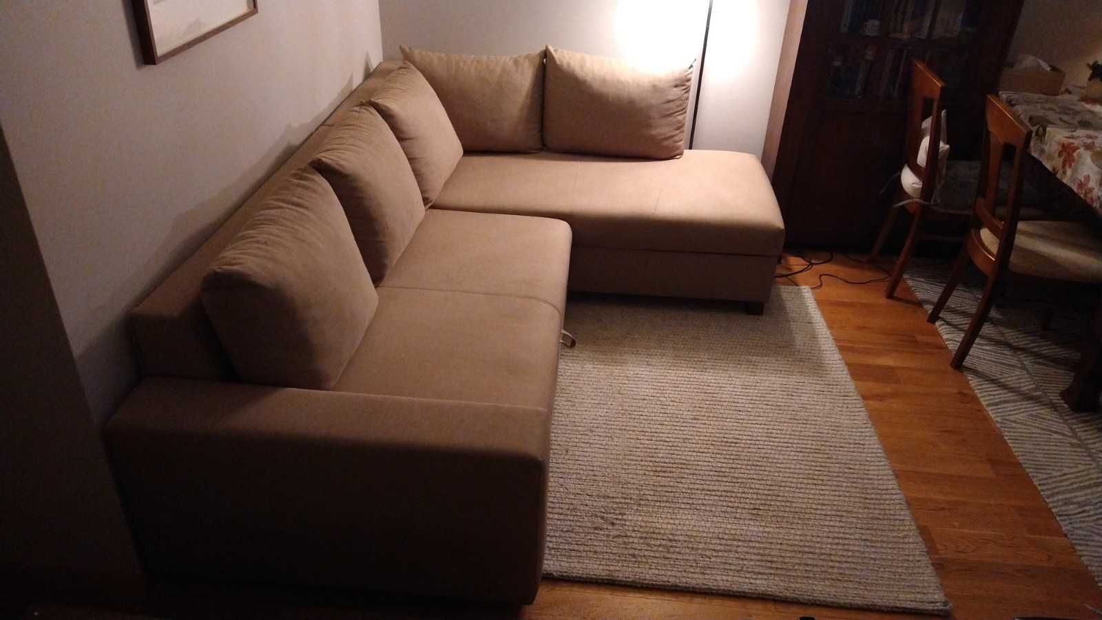 Kanapa do spania (160x220 cm) i siedzenia – wymiar zewn. 180x260 cm