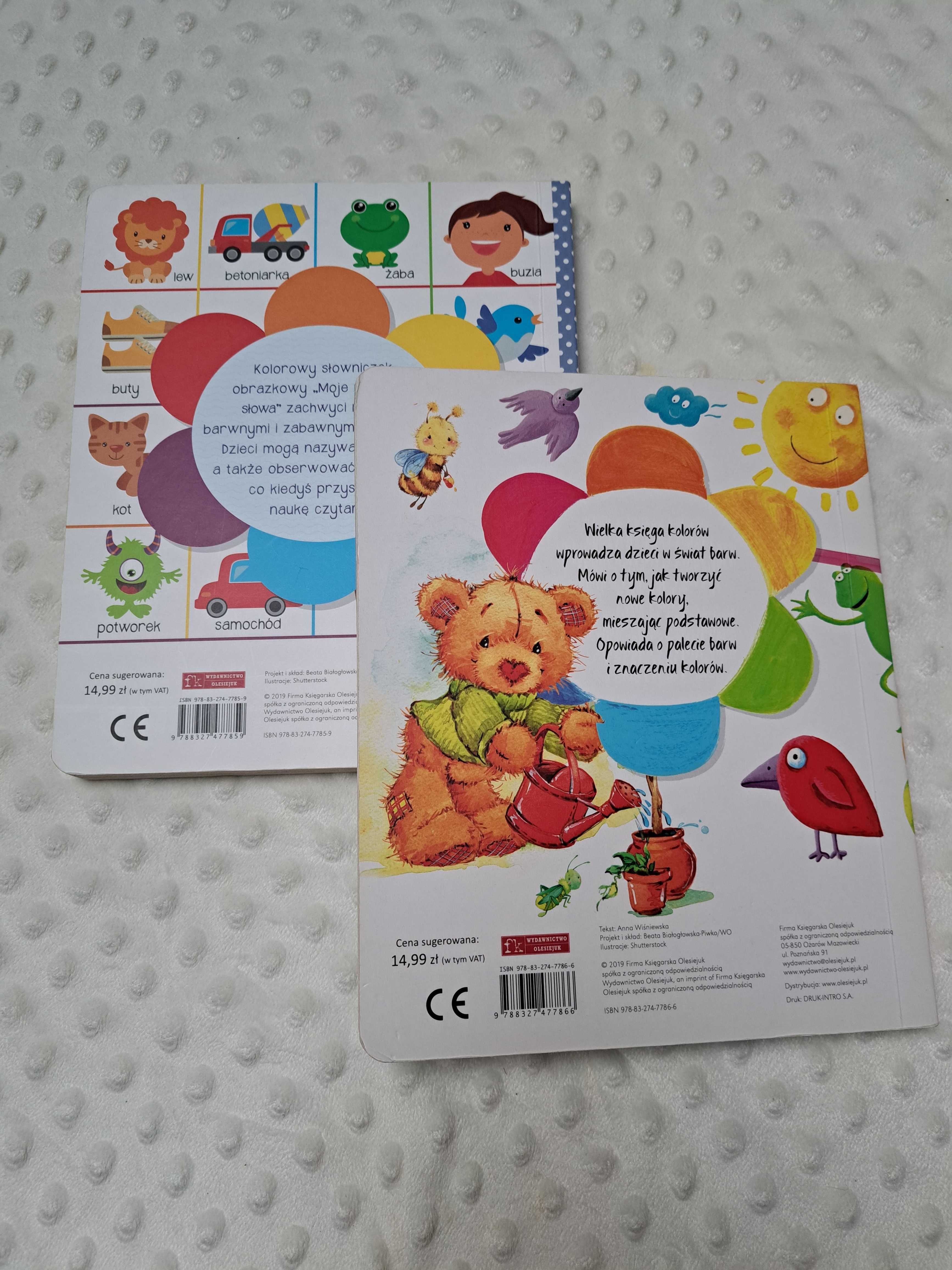 zestaw 2 książek edukacyjnych dla dzieci 3+