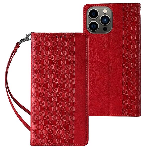 Etui Strap Braders Case do iPhone 13 Pro czerwony