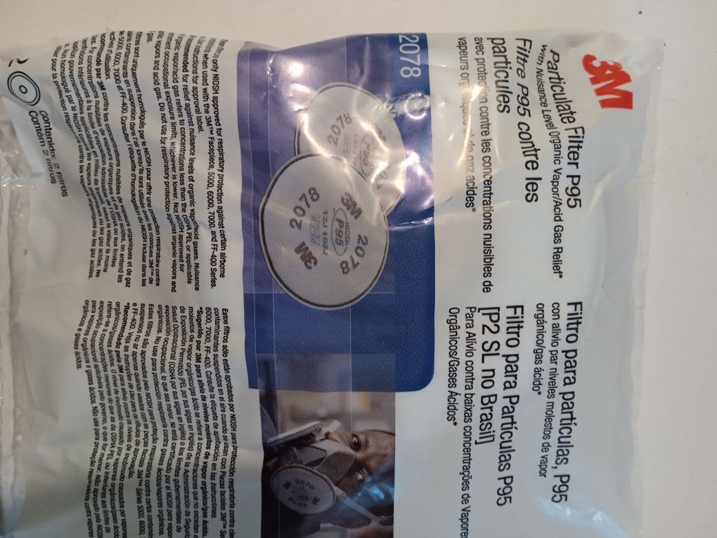 3M półmaska maska 4279+ filtry 3M węglowe Pyłowe P3