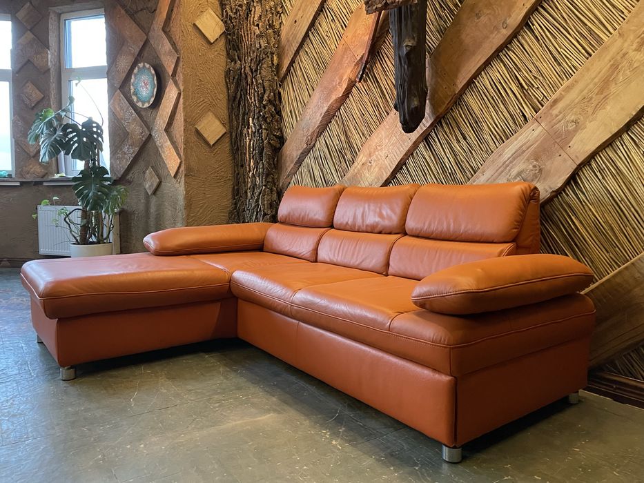 Шкіряний (кожаный)кутовий диван Gala Collezione (220х165)Стан ідеал