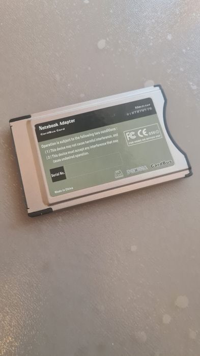 Adapter. SD/SDHC.           PCMCIA Media Card Reader