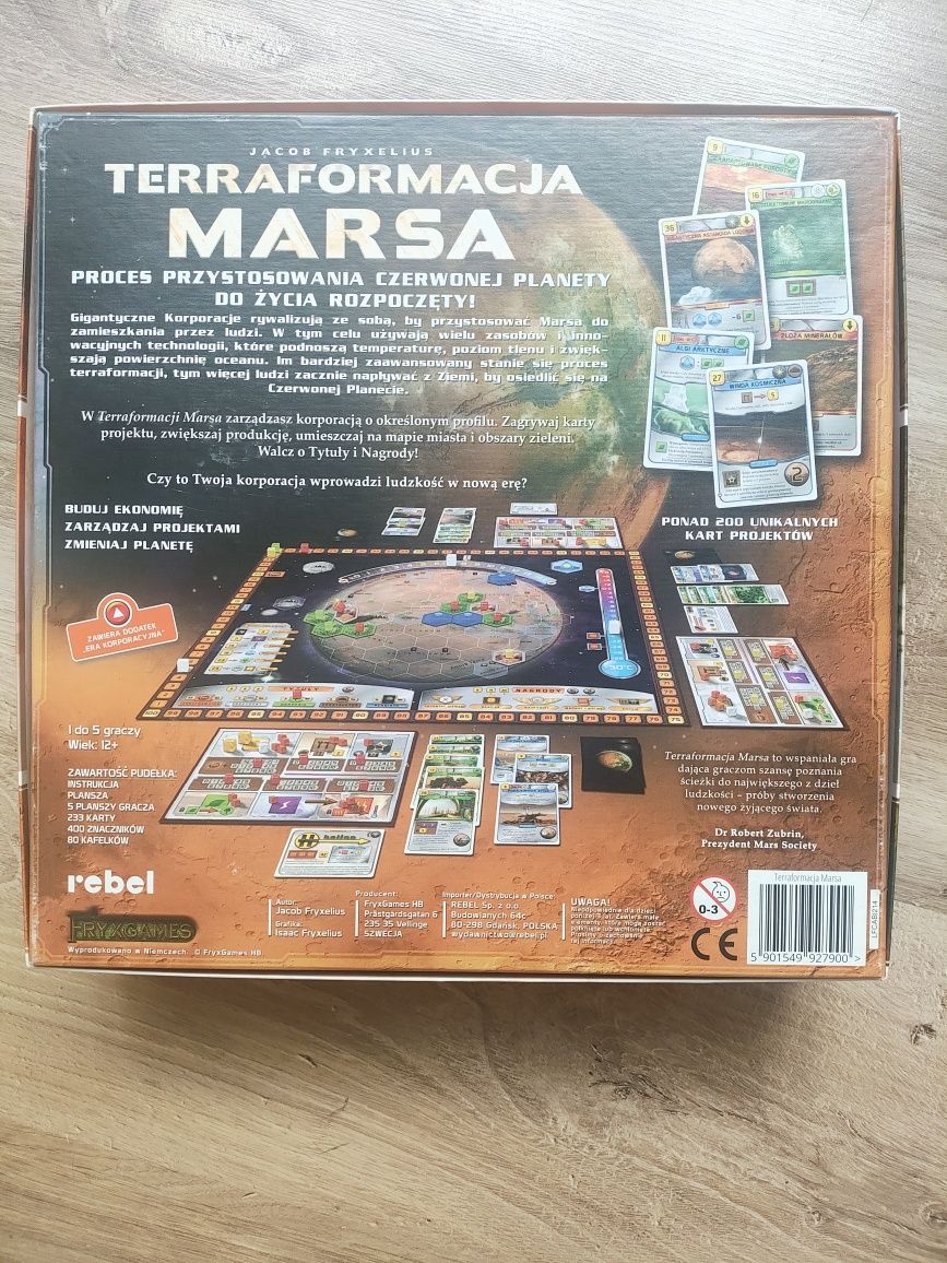 Terraformacja Marsa + Kolonie + 2 plansze gracza