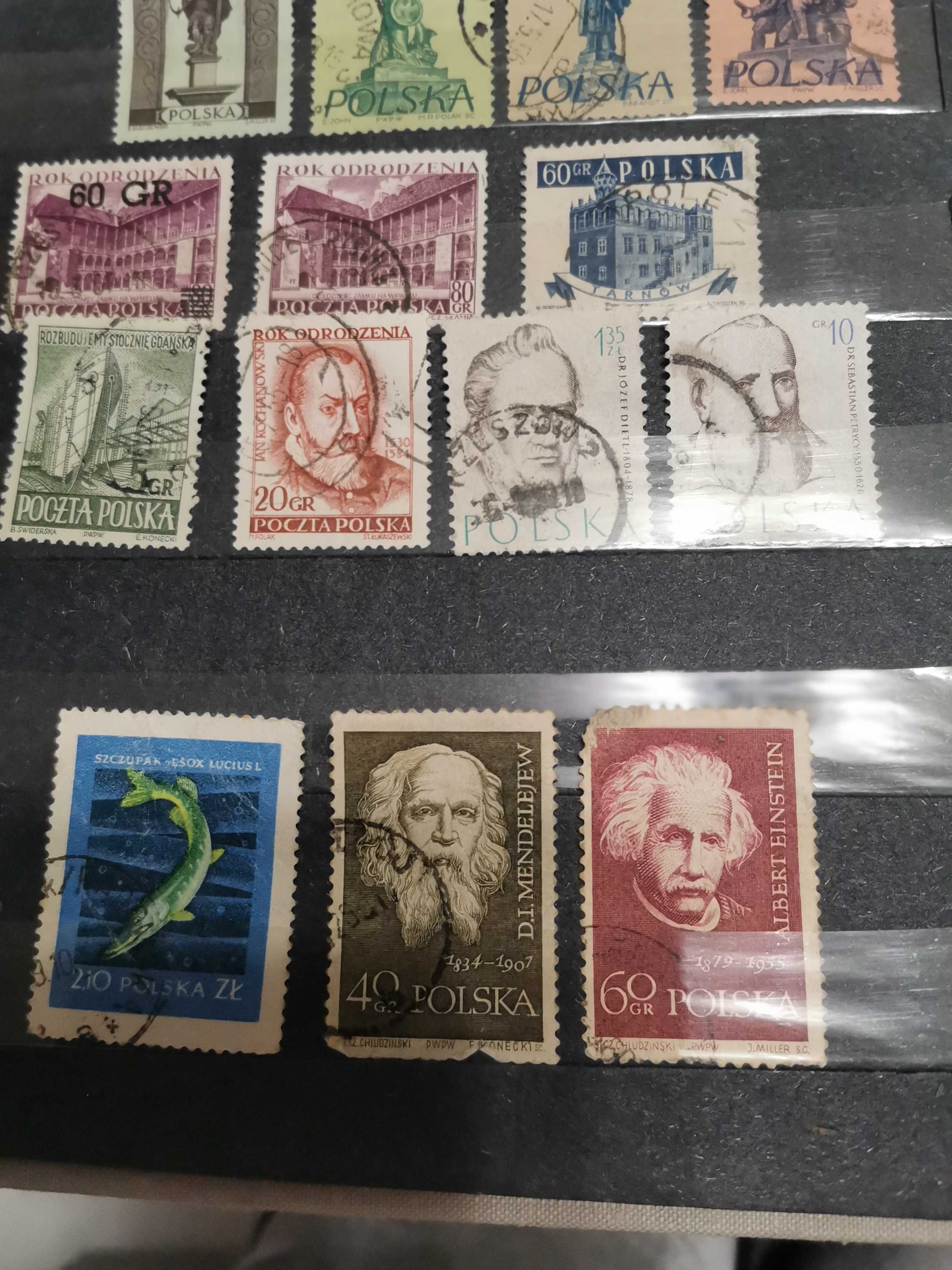 Znaczki pocztowe polskie z lat 50