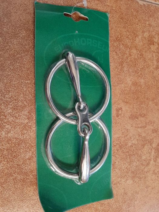 Wędzidło podwójnie łamane 13,5 cm